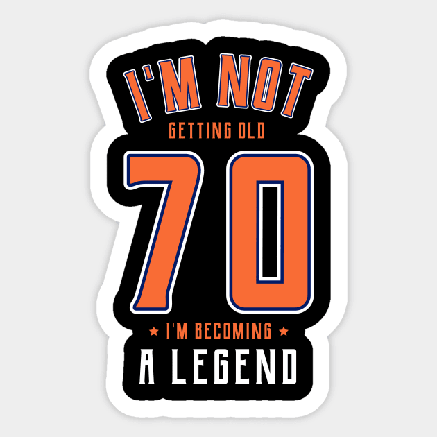 70TH BIRTHDAY Sticker by Cult Classics